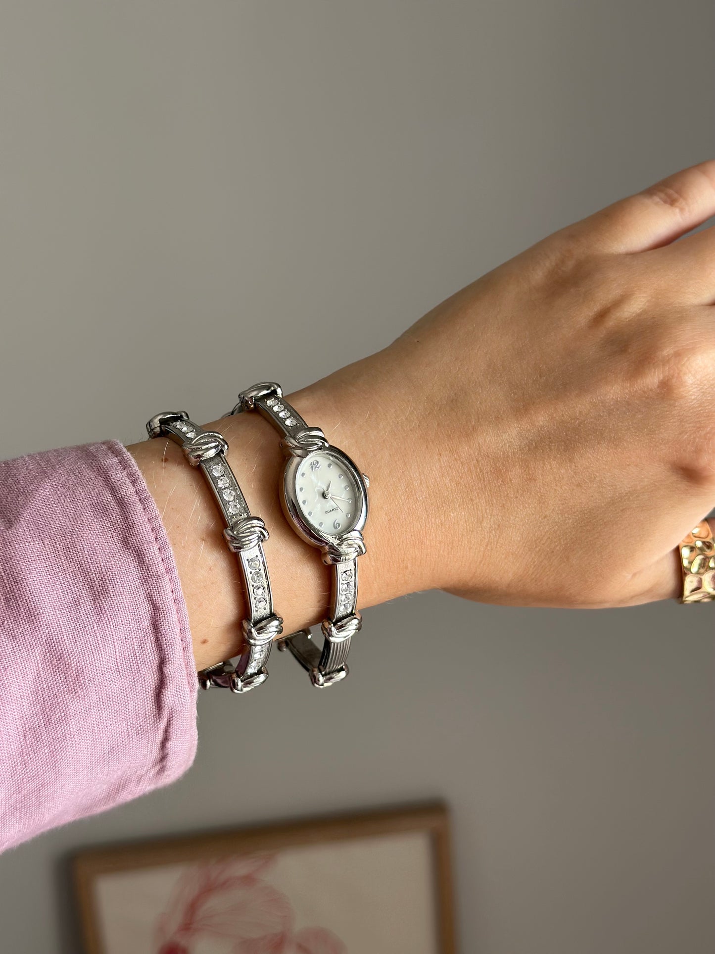 Beautiful vintage dress watch with matching bracelet