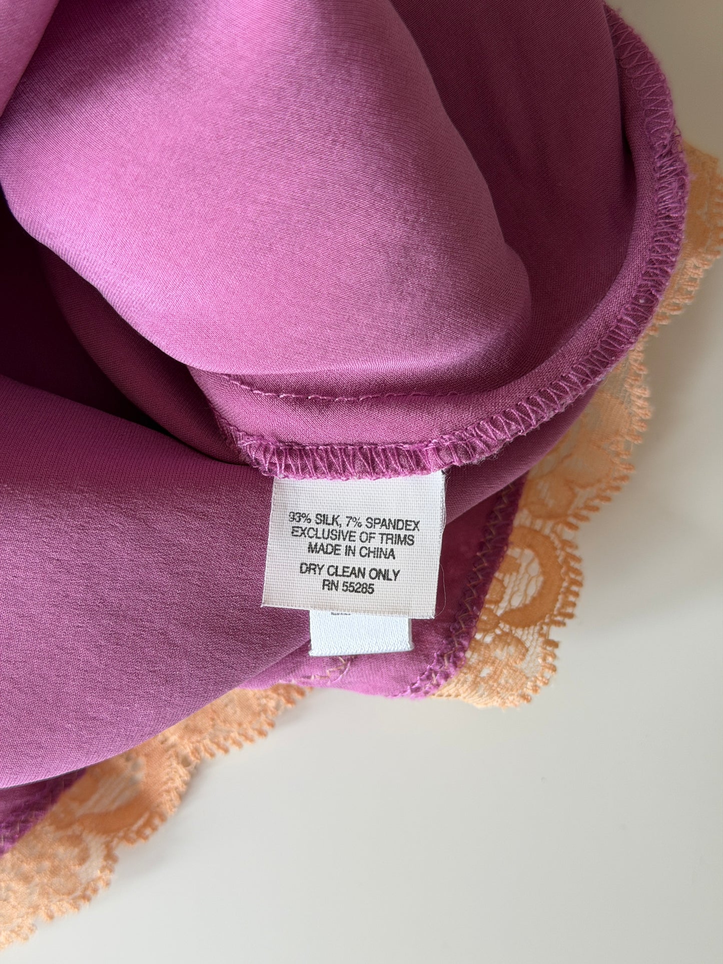 Vintage silk lace camisole