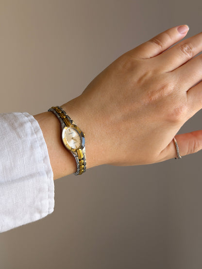 Vintage Armitron Now watch in a sleek two-tone finish