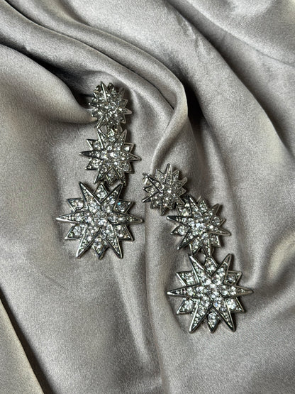 Dazzling vintage earrings