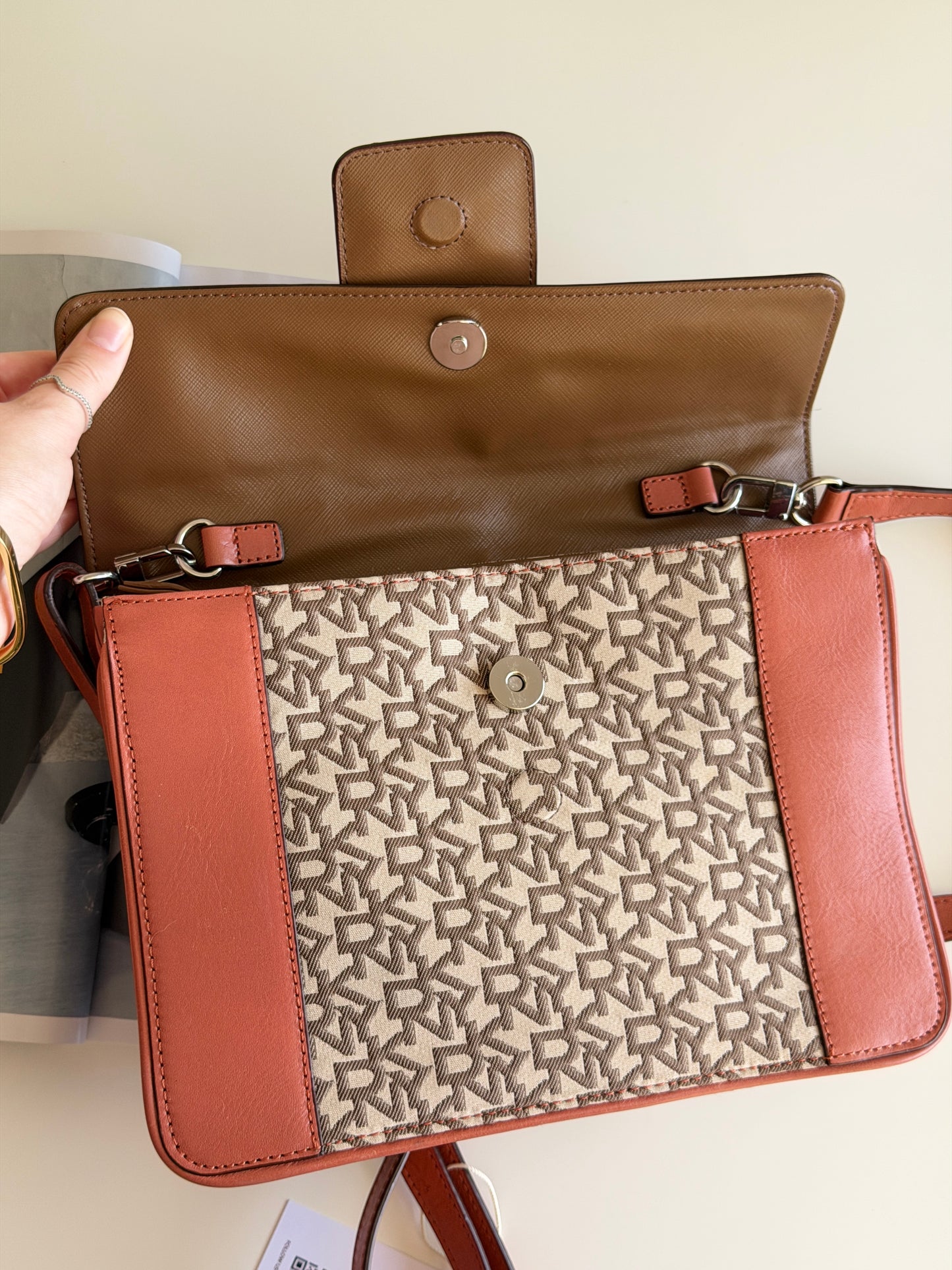 Vintage DKNY structured crossbody