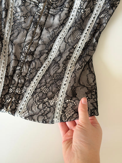 Vintage lace corset
