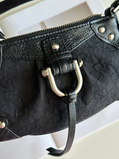 Vintage DKNY statement mini black bag