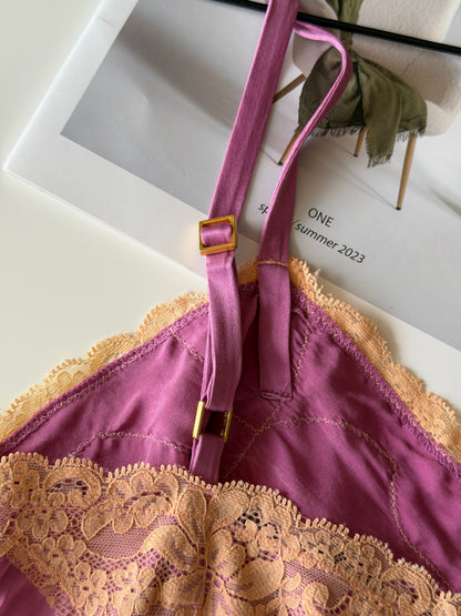 Vintage silk lace camisole