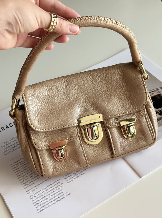 Chic mini leather bag from British designer Jasper Conran