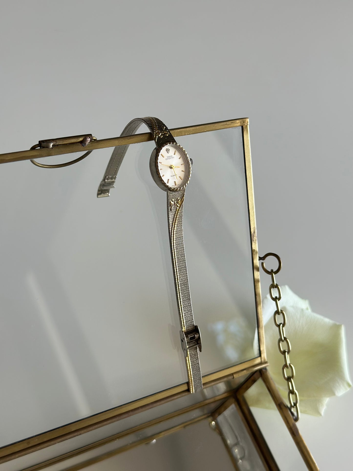 Charming vintage Sarah Coventry watch with a delicate design