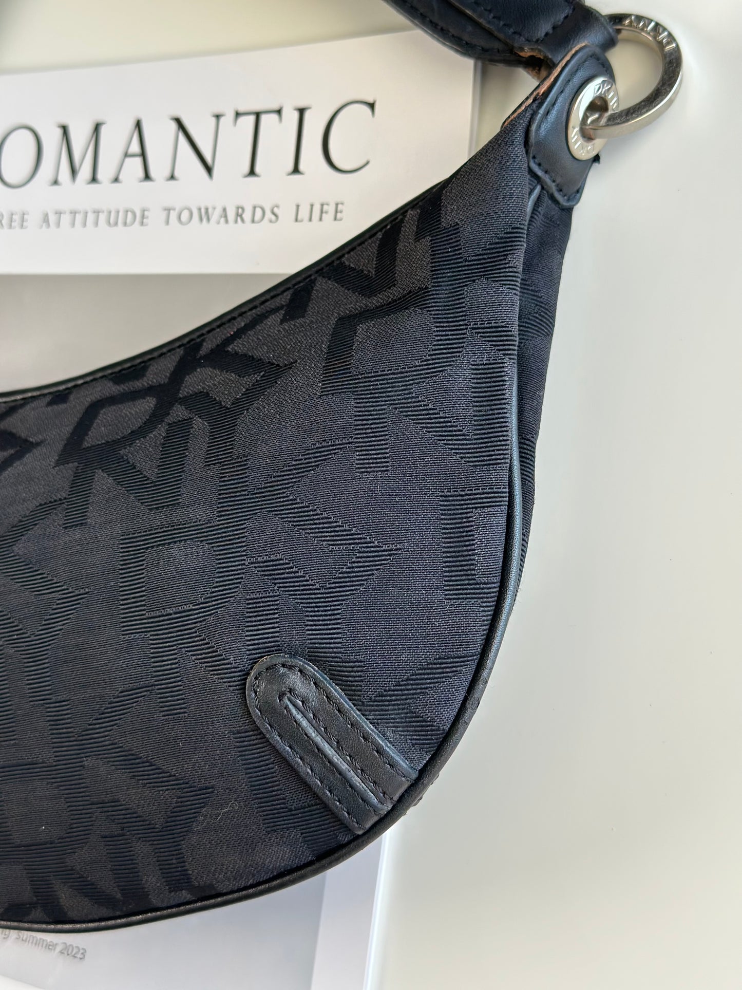 Amazing vintage black DKNY shoulder bag