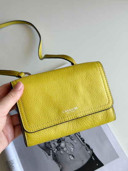 Coach crossbody leather wallet/mini bag