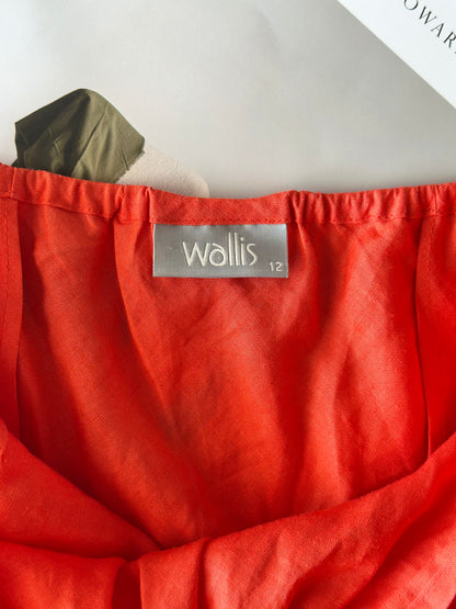 Vintage Y2K linen bright top