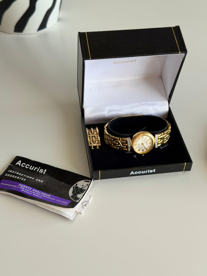 Incredible vintage Accurist watch with its original box