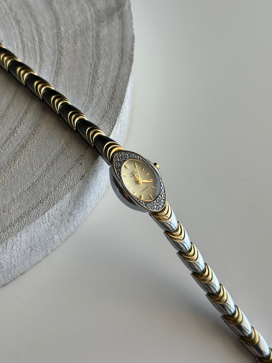 Amazing vintage two-tone watch