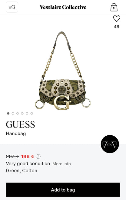 Standout Y2K vintage Guess bag