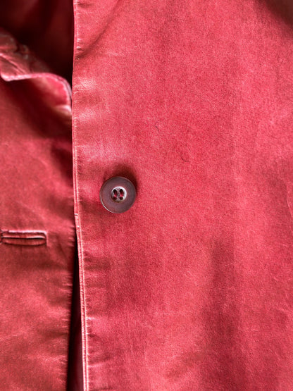 Standout vintage leather jacket 90s