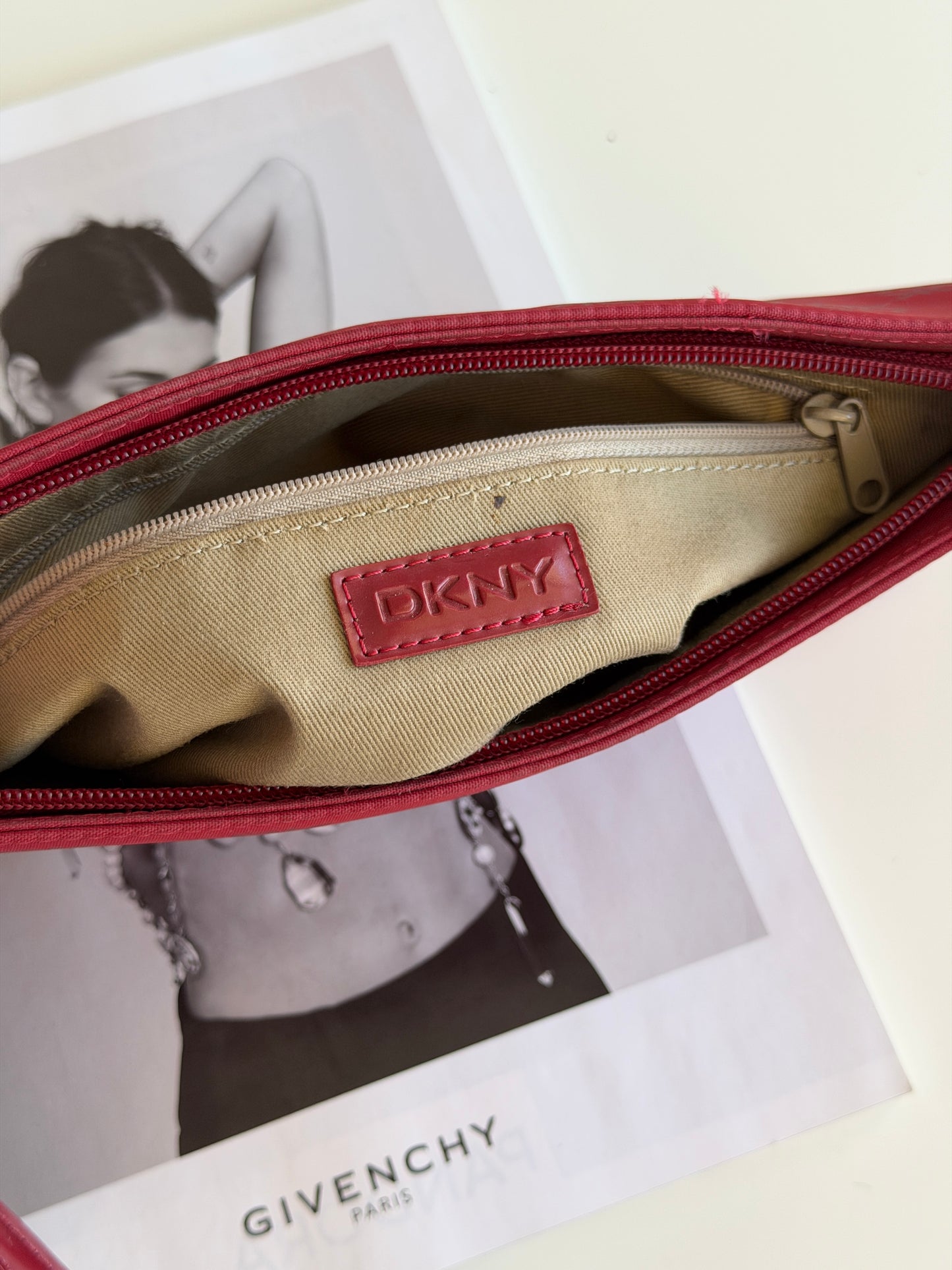 Vintage DKNY monogram bag in rare colour
