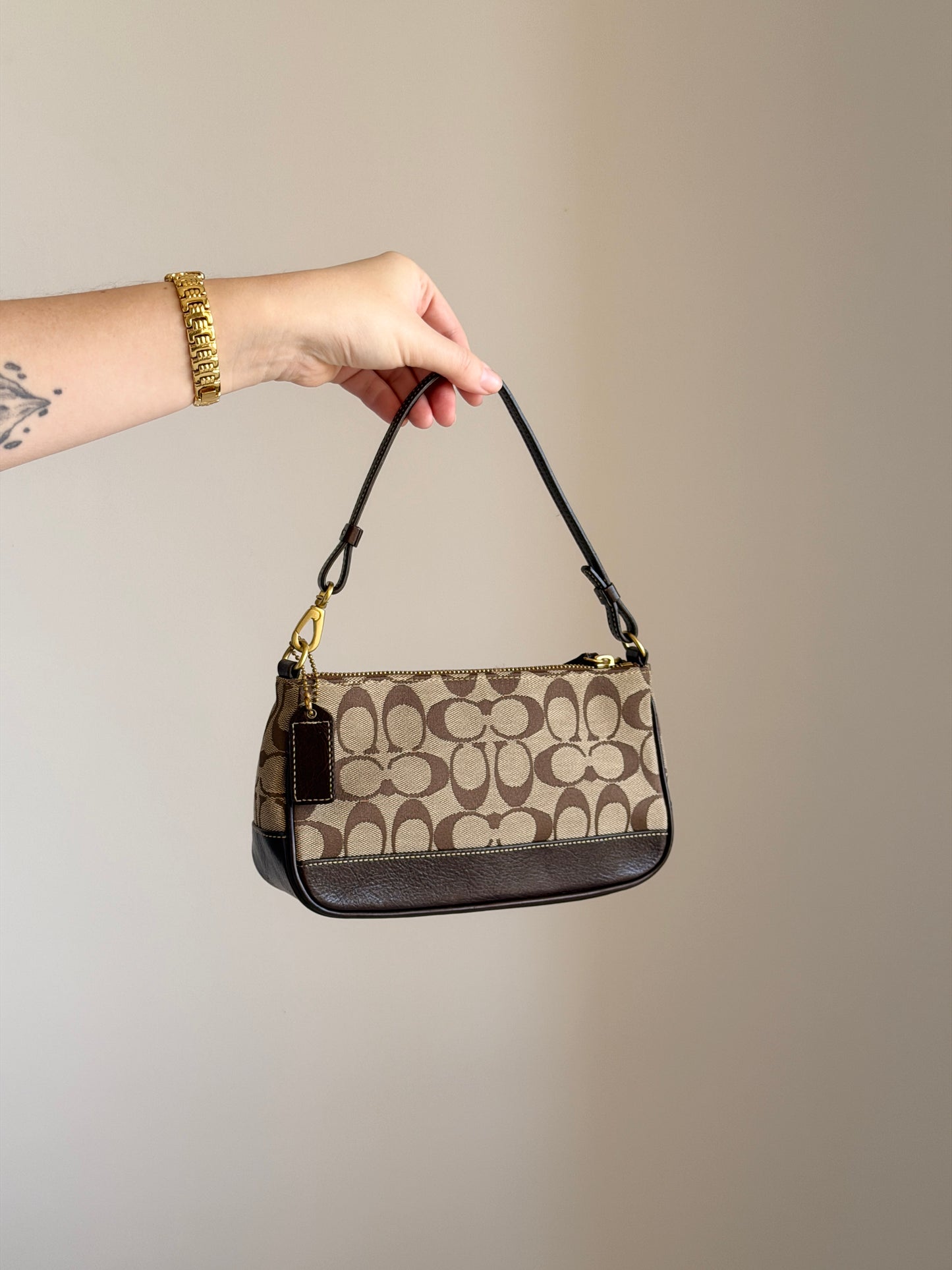 Iconic vintage Coach monogram bag