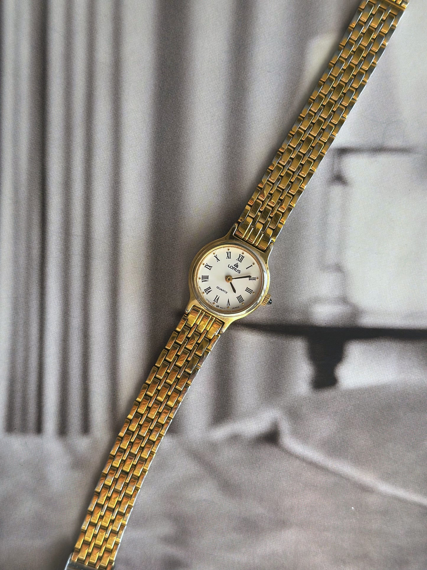 Beautiful vintage classic gold-tone watch Lorus