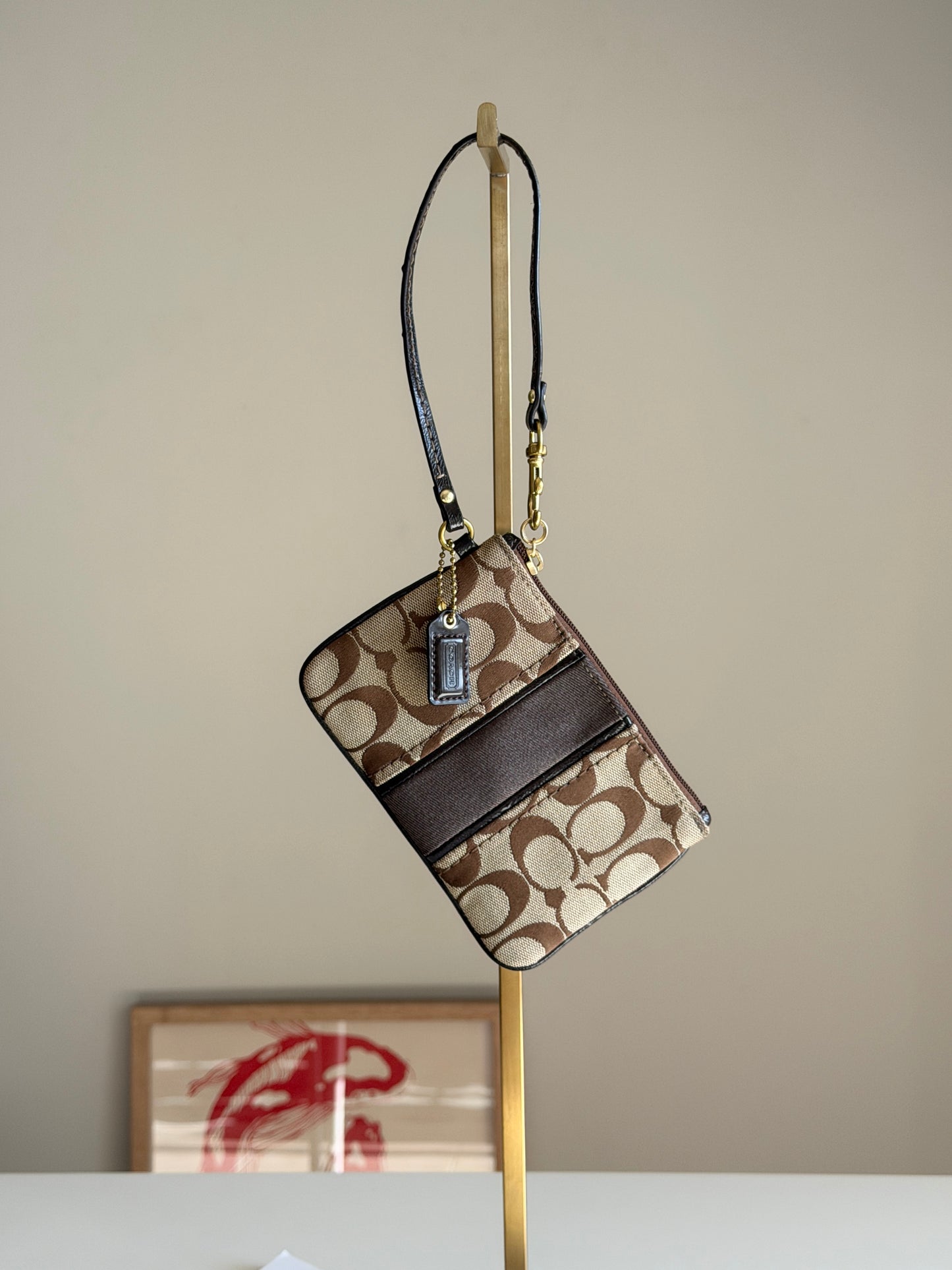 Vintage Coach wristlet/wallet