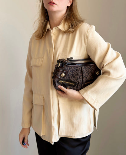 Vintage DKNY bag in signature brown monogram