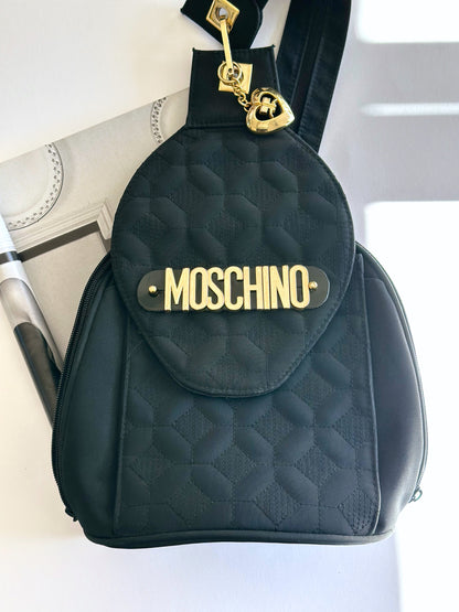 Charming vintage nylon backpack by Moschino