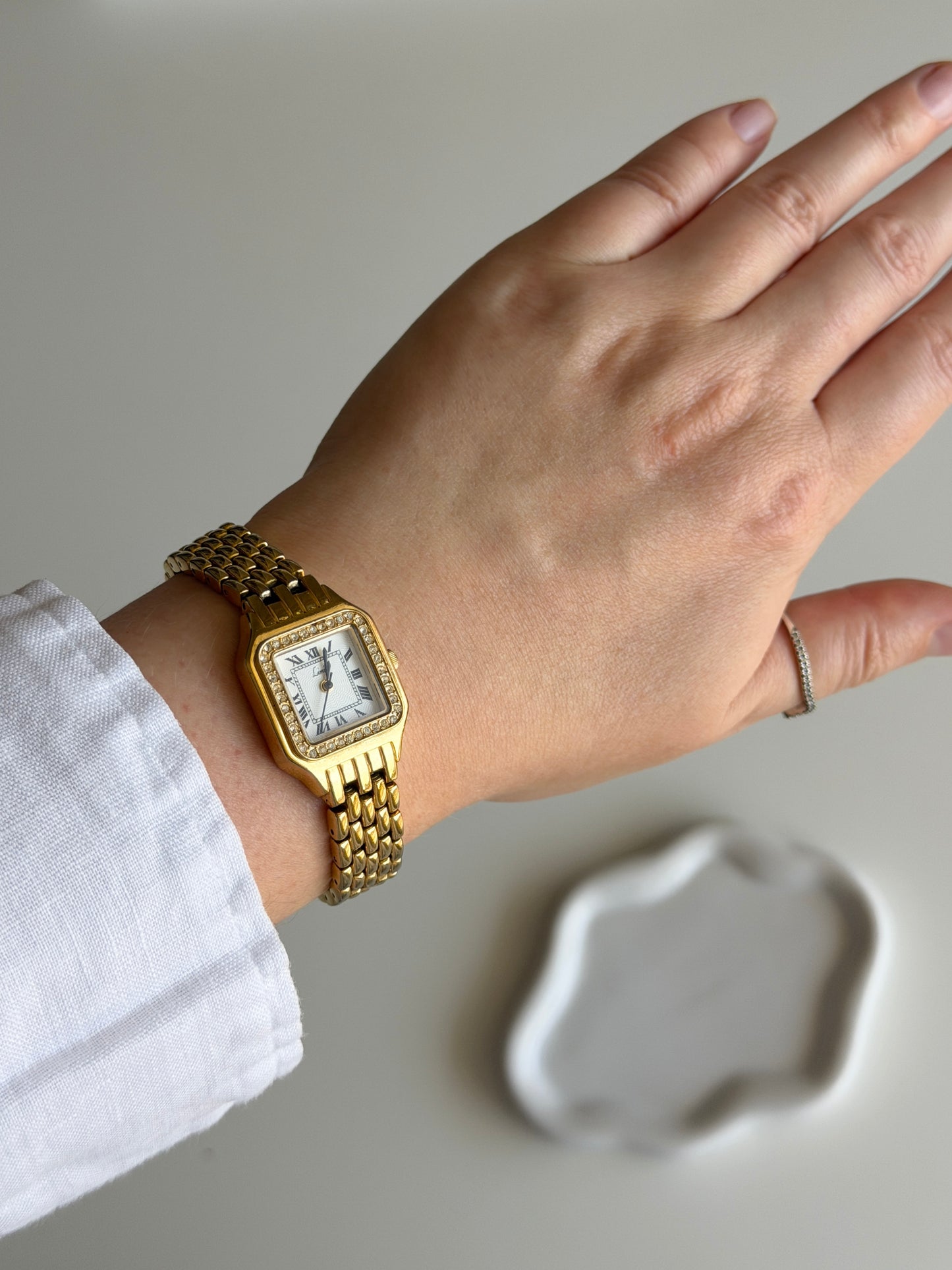 Vintage gold-tone watch Limit