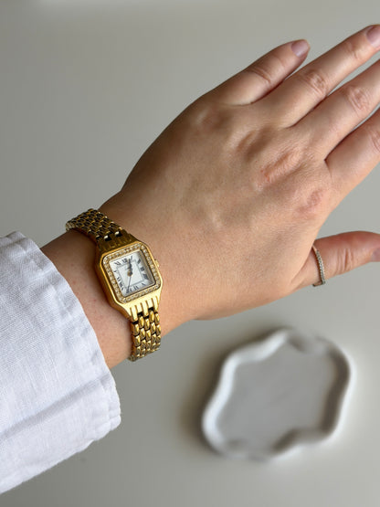 Vintage gold-tone watch Limit