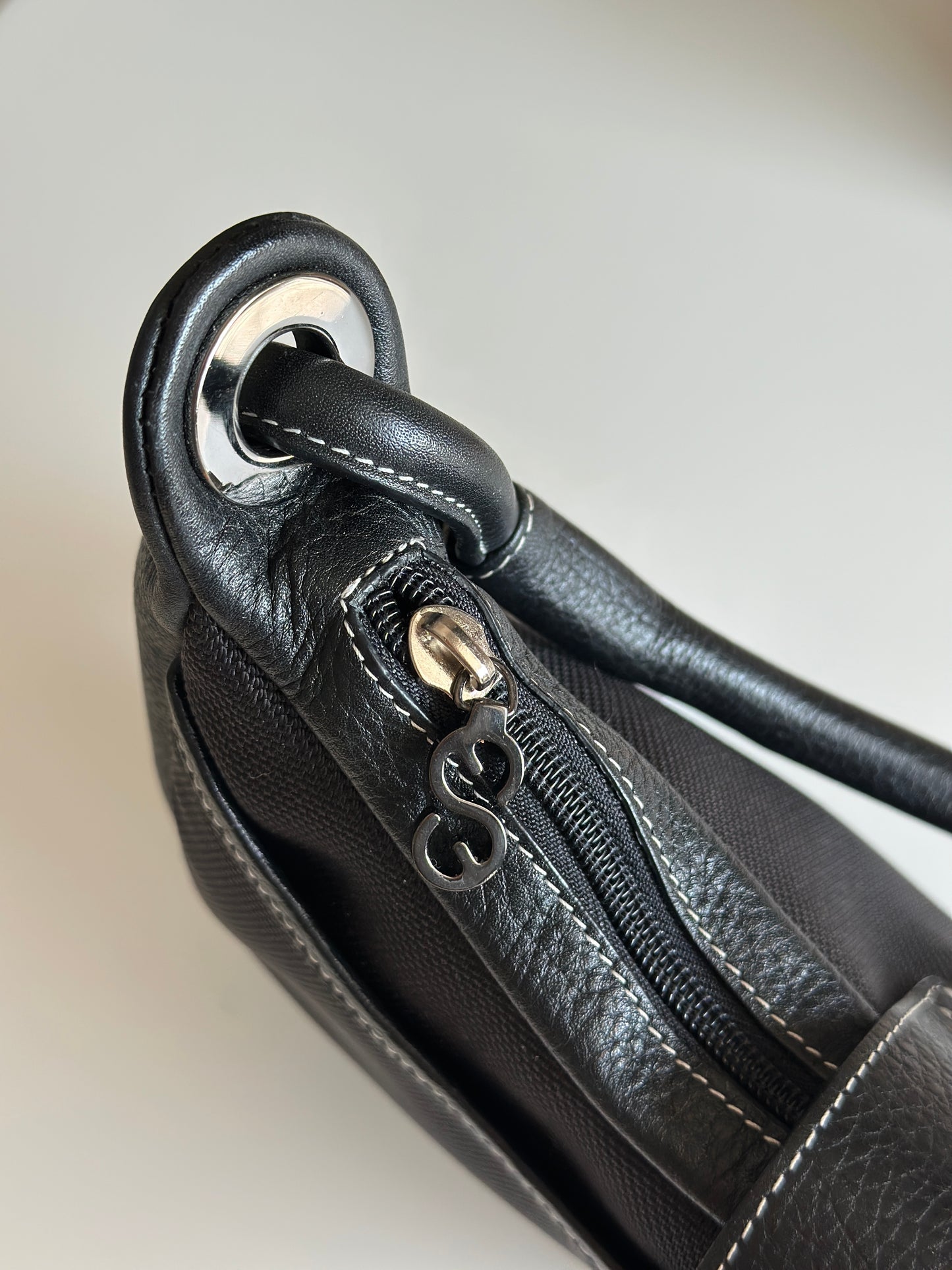 Chic vintage black bag by Escada Sport