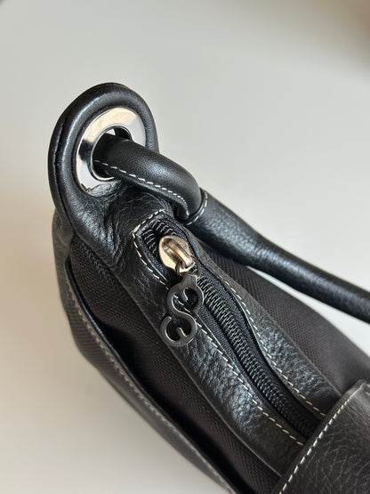 Chic vintage black bag by Escada Sport