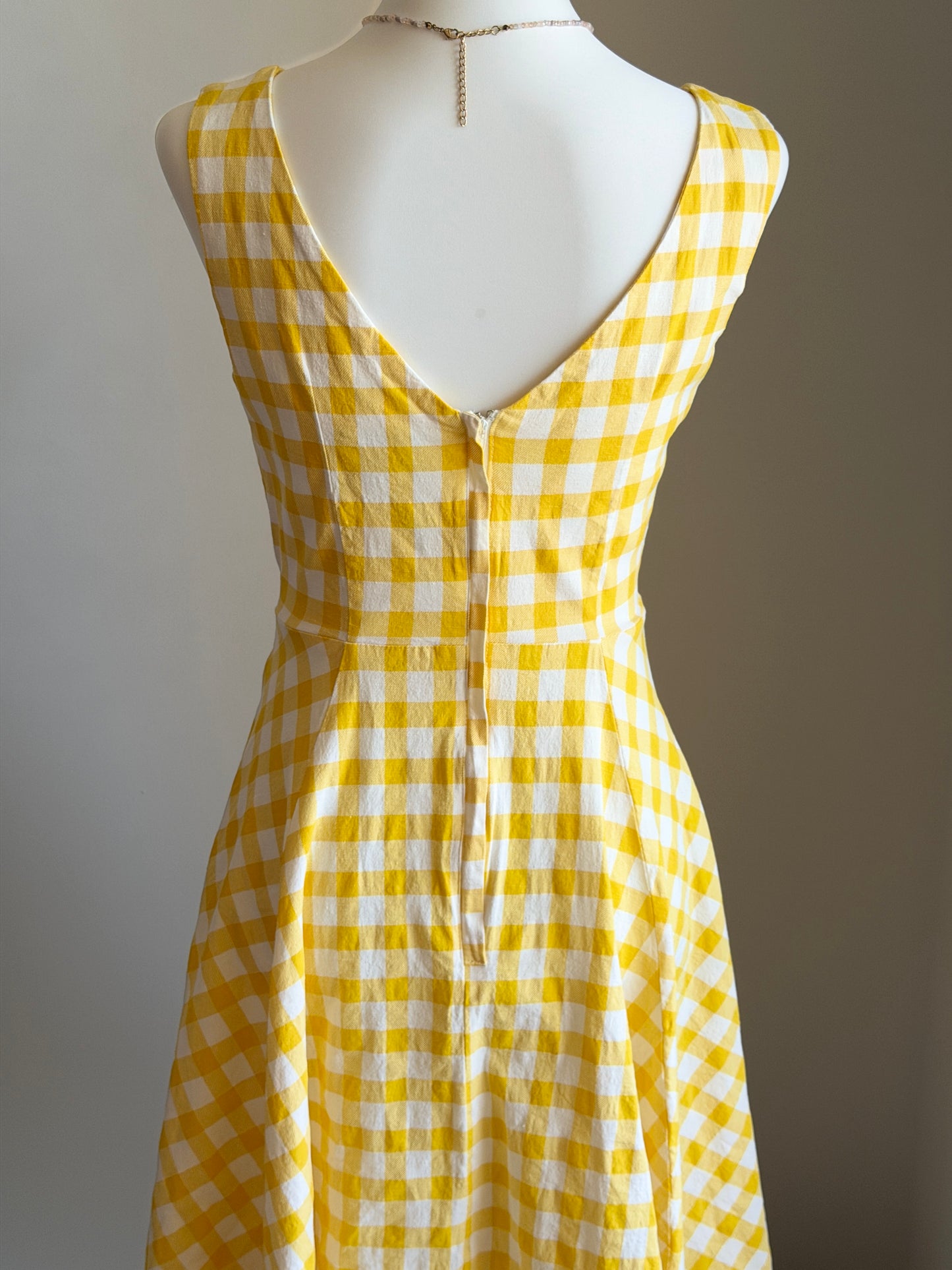 Vintage sleeveless cotton dress