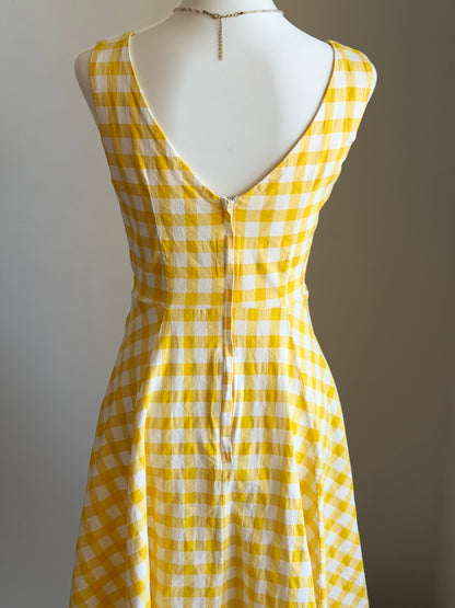 Vintage sleeveless cotton dress