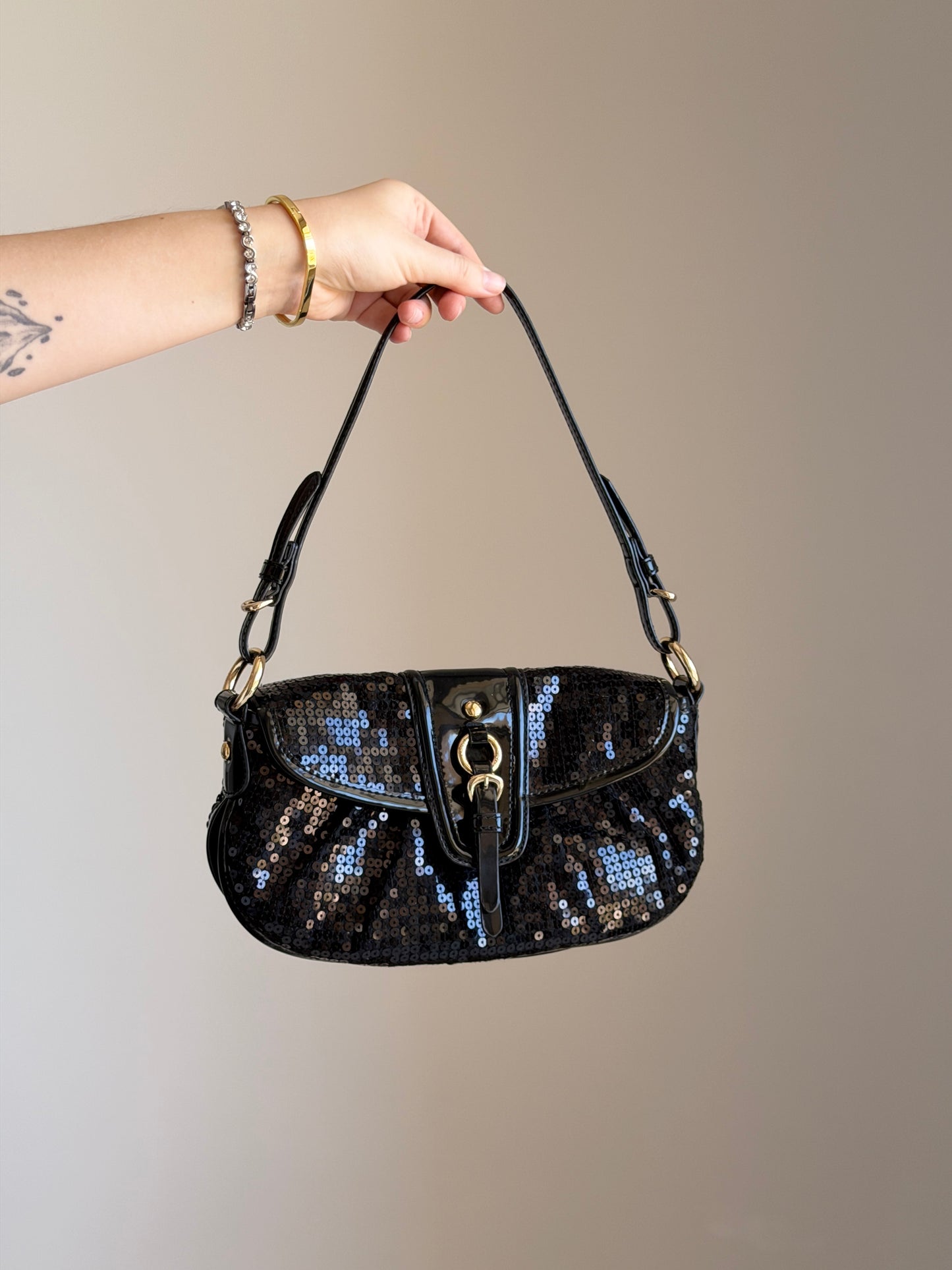 Rare vintage DKNY sequins bag