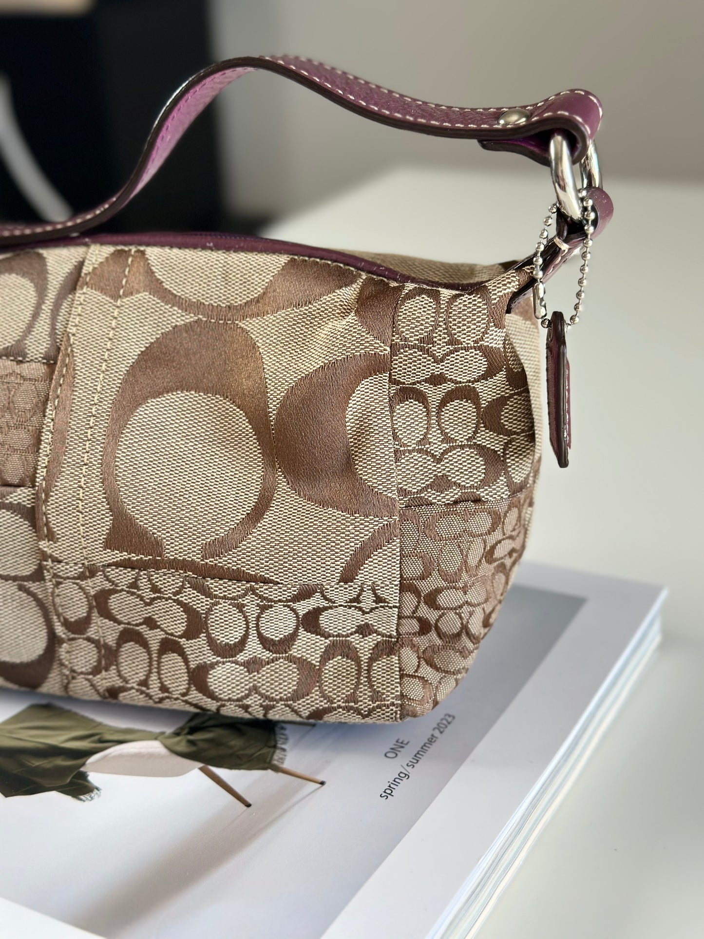 Authentic vintage Coach bag from the Signature Collection