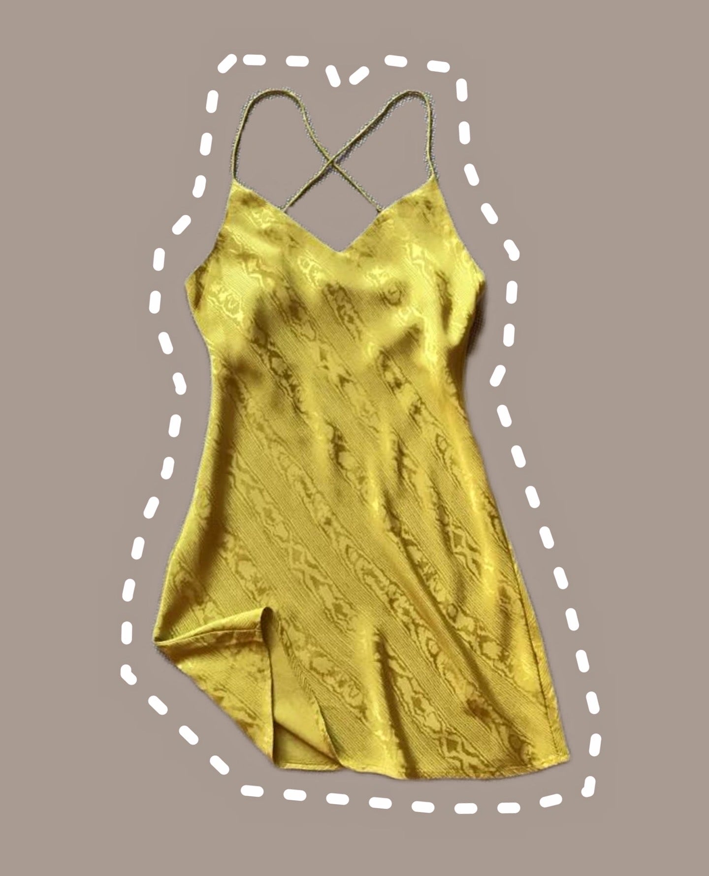 Viscose mini slip dress 💛