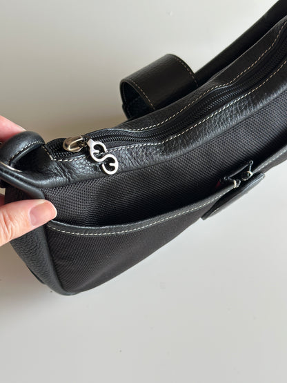 Chic vintage black bag by Escada Sport