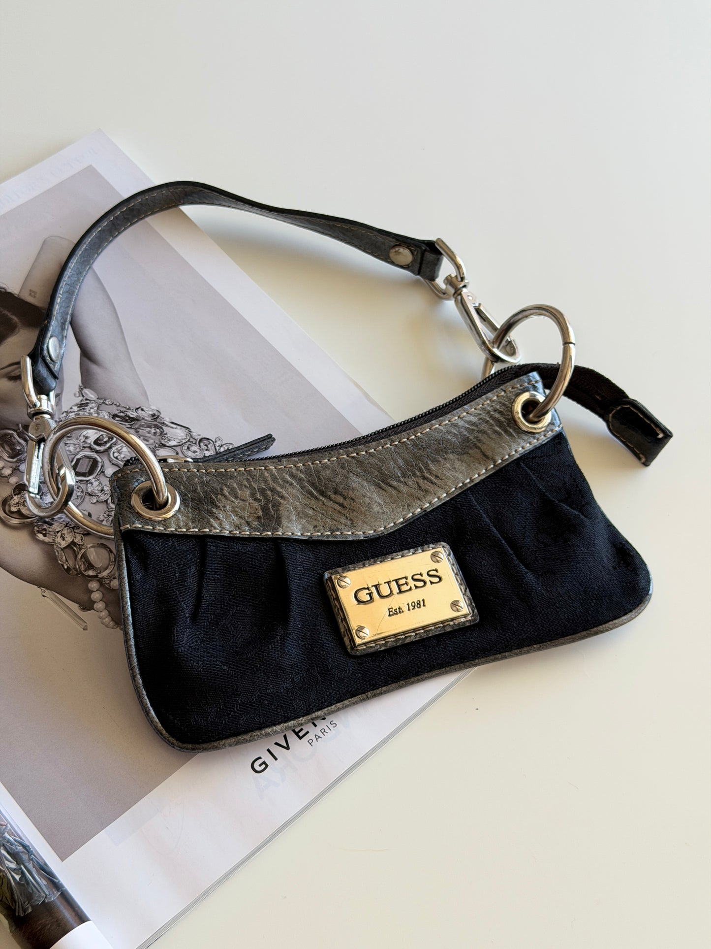 Vintage Guess mini black bag