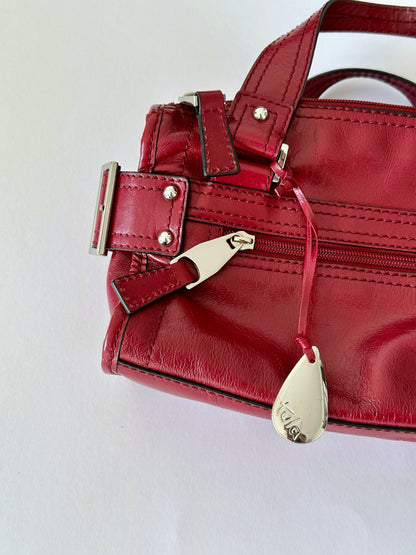 Amazing vintage leather burgundy bag Tula 💔
