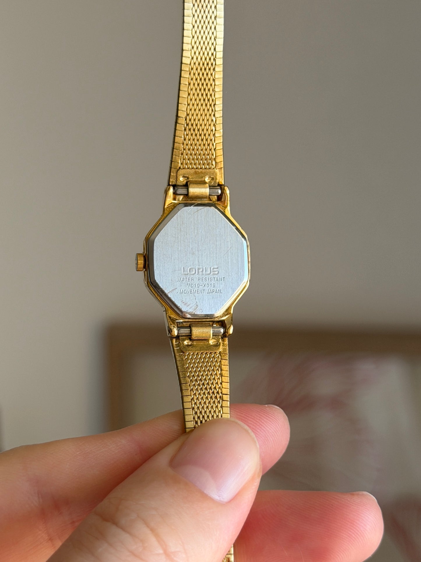 Vintage gold-tone watch Lorus