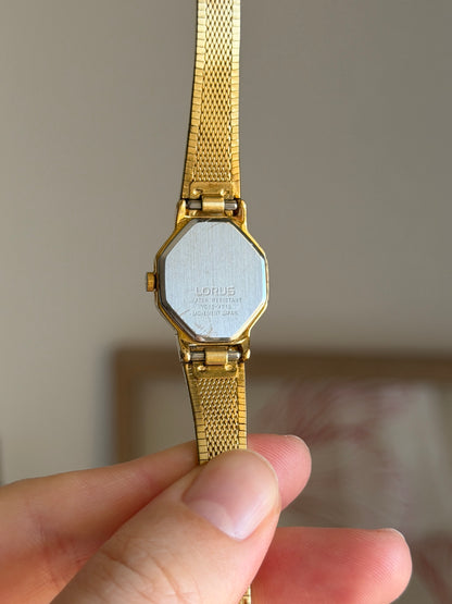 Vintage gold-tone watch Lorus