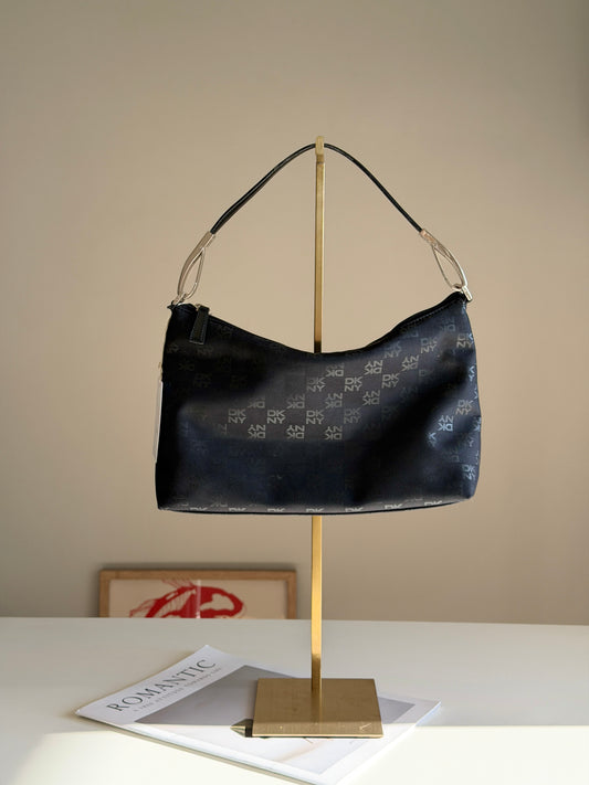 Classic vintage DKNY black shoulder bag