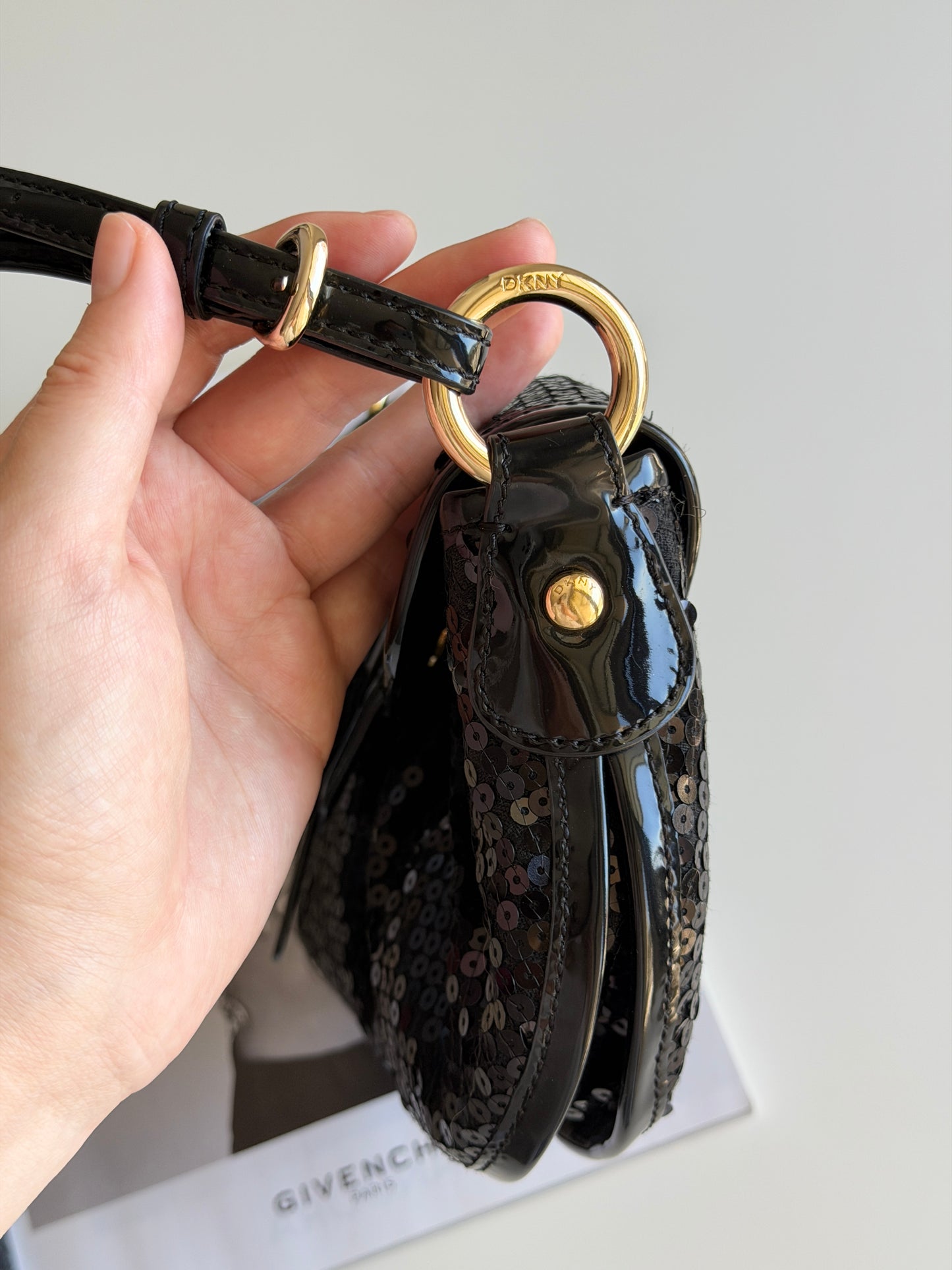 Rare vintage DKNY sequins bag