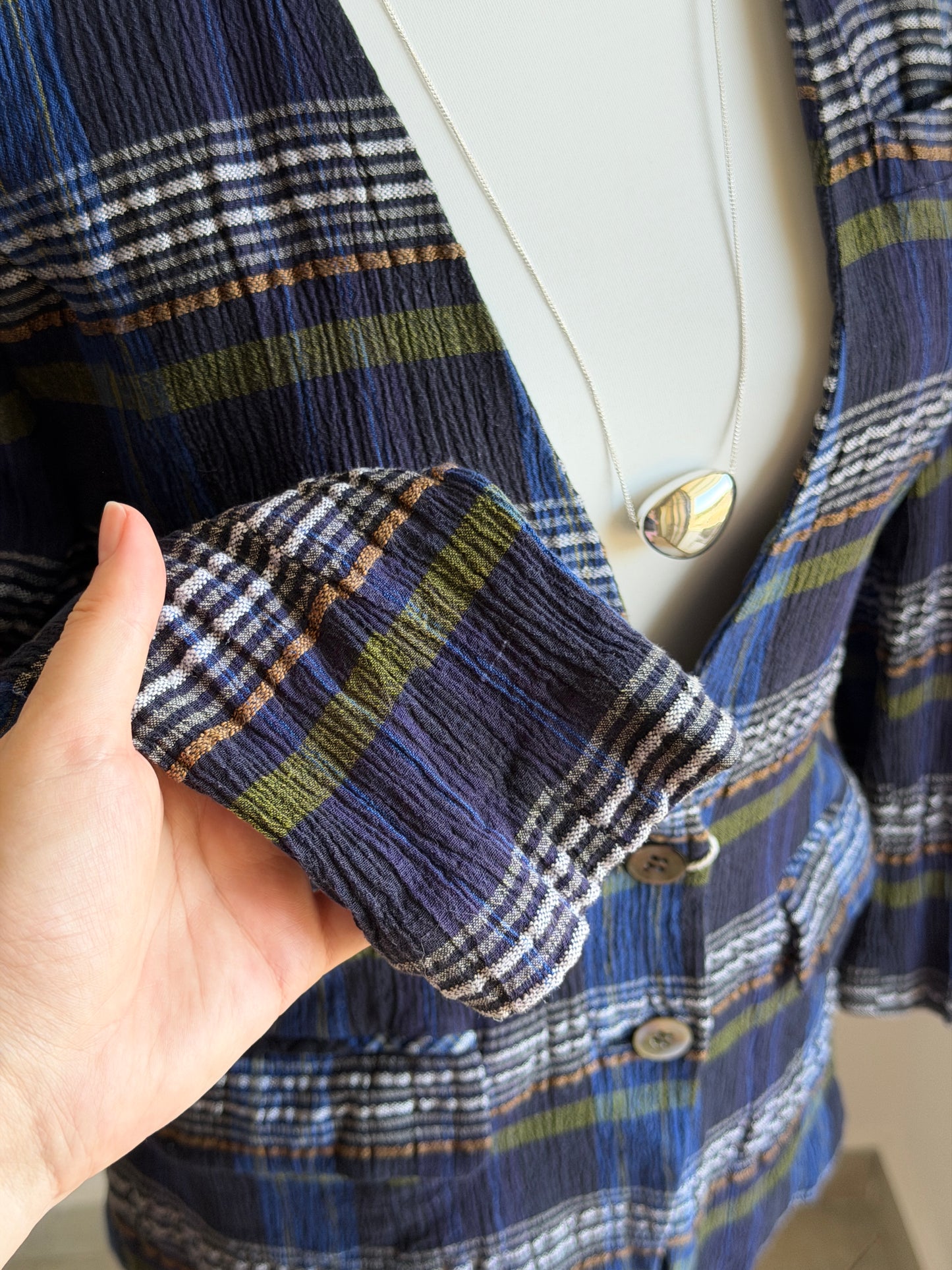 Rare Japanese vintage plaid blazer