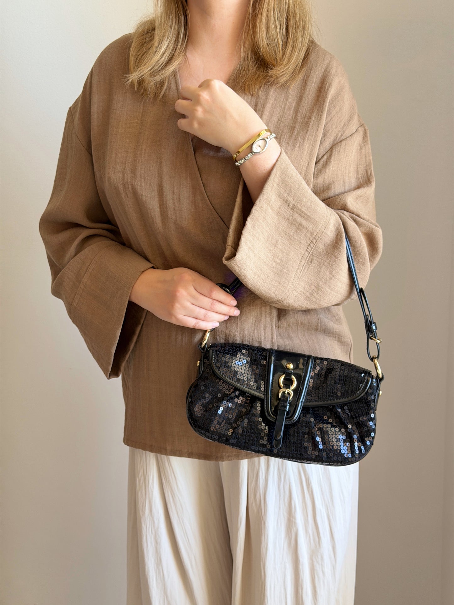 Rare vintage DKNY sequins bag
