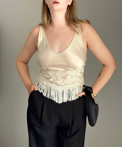 Stunning statement silk top from Karen Millen