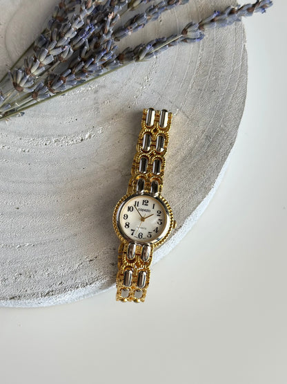 Vintage two-tone watch Capezio