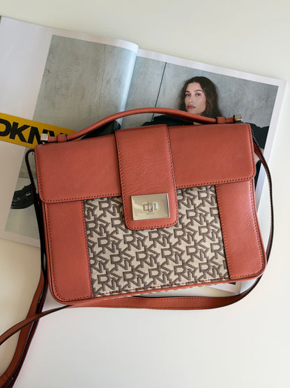 Vintage DKNY structured crossbody