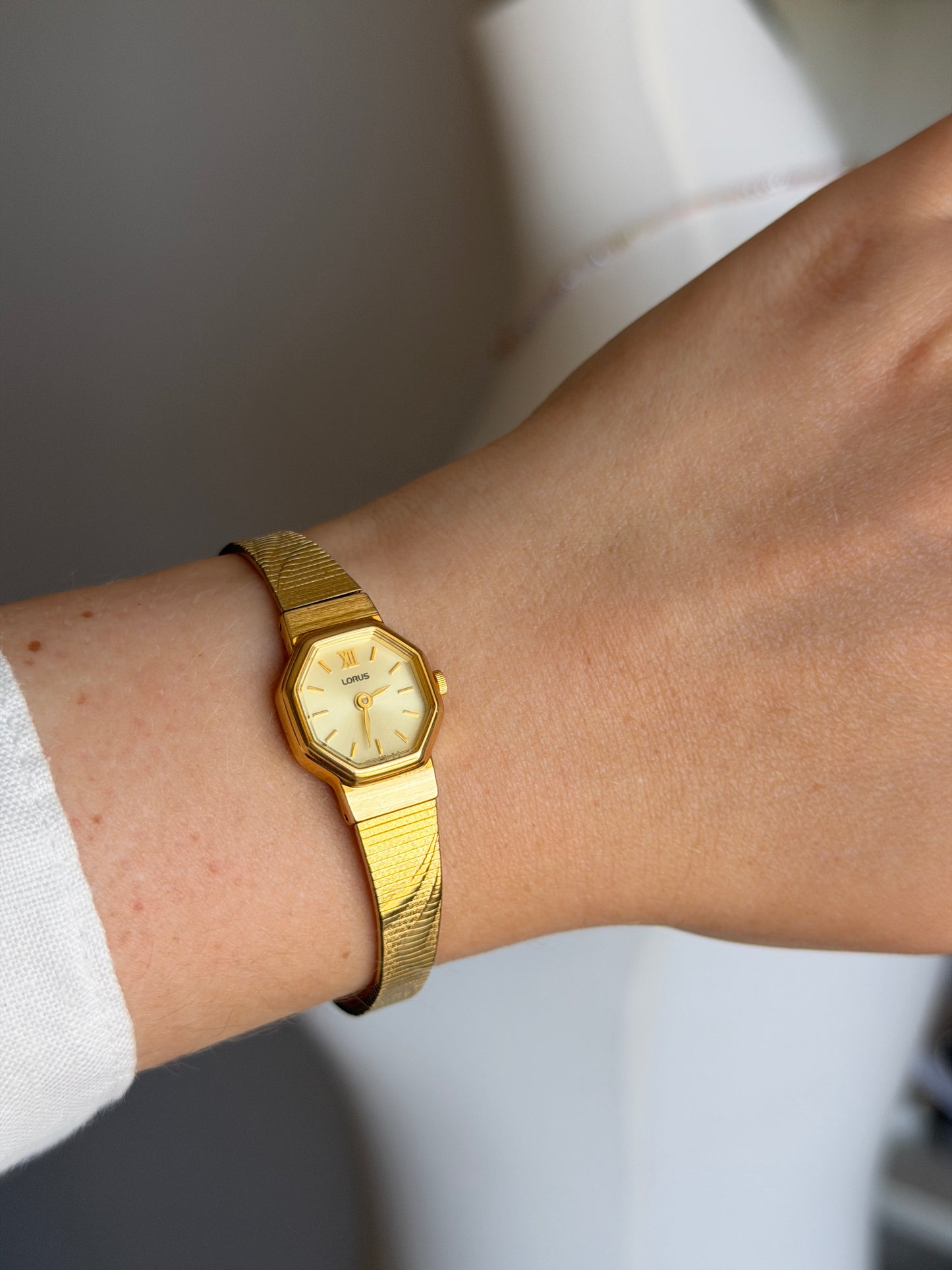 Vintage gold-tone watch Lorus