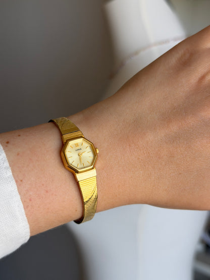 Vintage gold-tone watch Lorus
