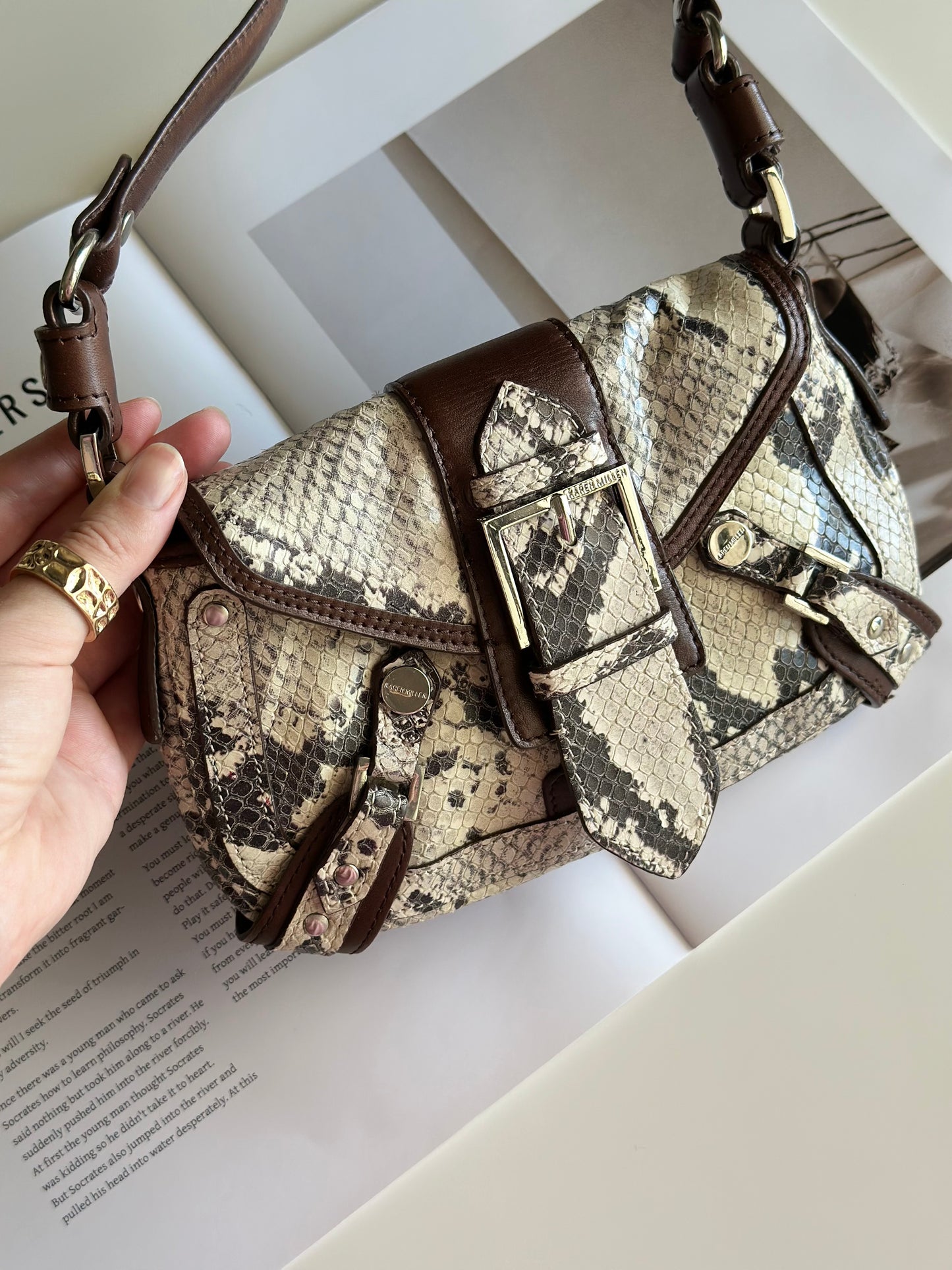 Standout vintage mini bag from Karen Millen