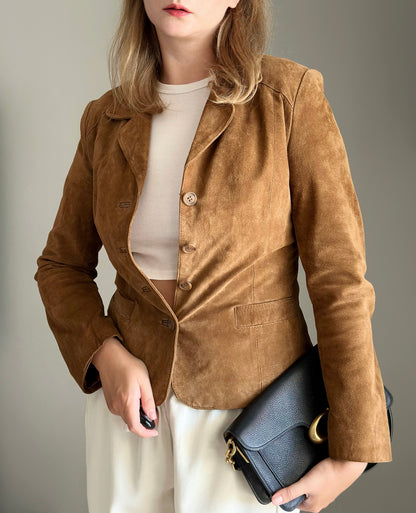 Beautiful vintage soft suede blazer