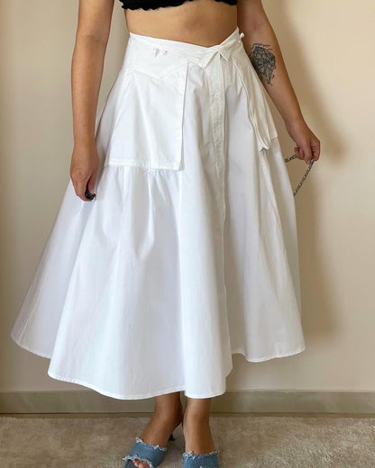 Vintage white midi skirt from Mexx