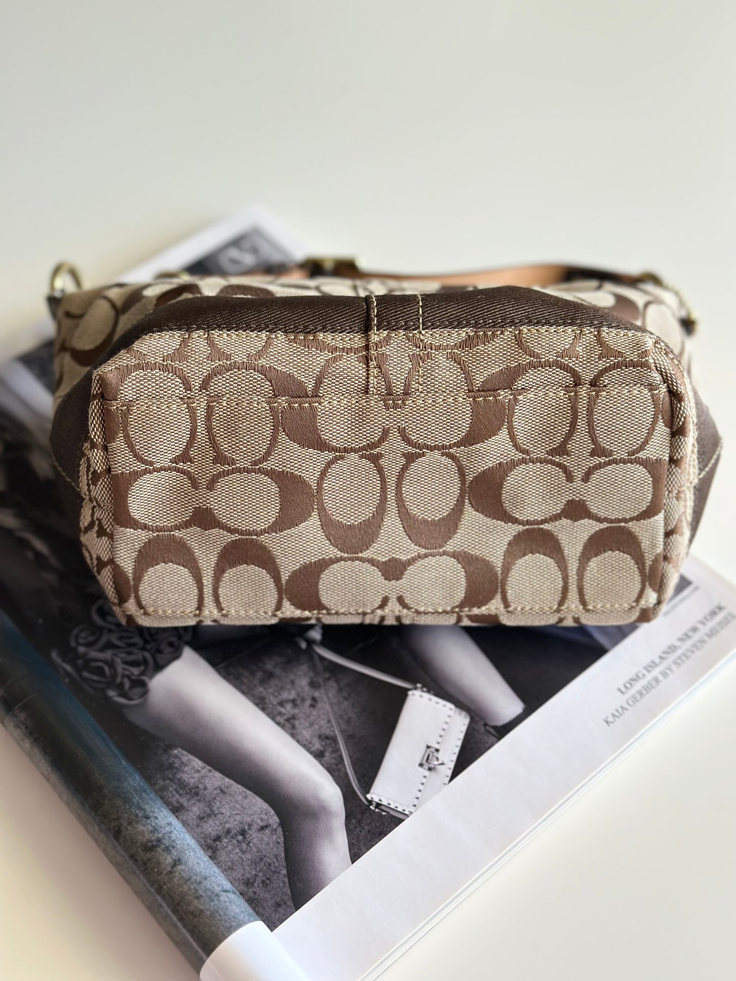 Authentic vintage monogram Coach bag